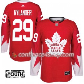 Adidas Maillot de Hockey Toronto Maple Leafs William Nylander 29 2017-2018 Rouge Alternate Authentic - Enfant